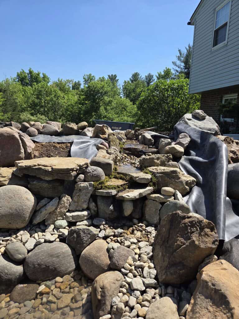Matts DIY pond Southern Indiana